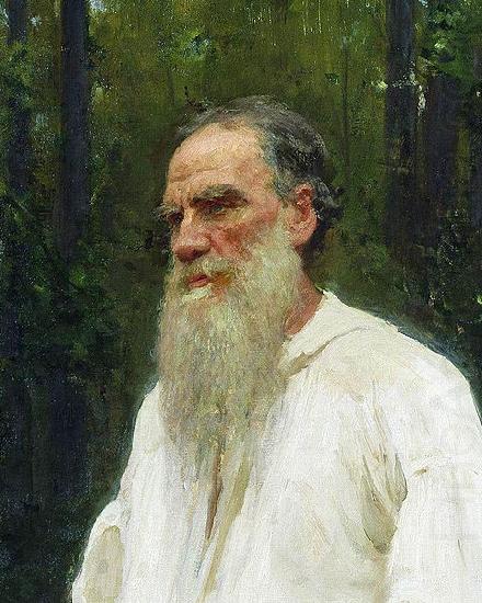 Ilya Repin Lev Nikolayevich Tolstoy shoeless. china oil painting image